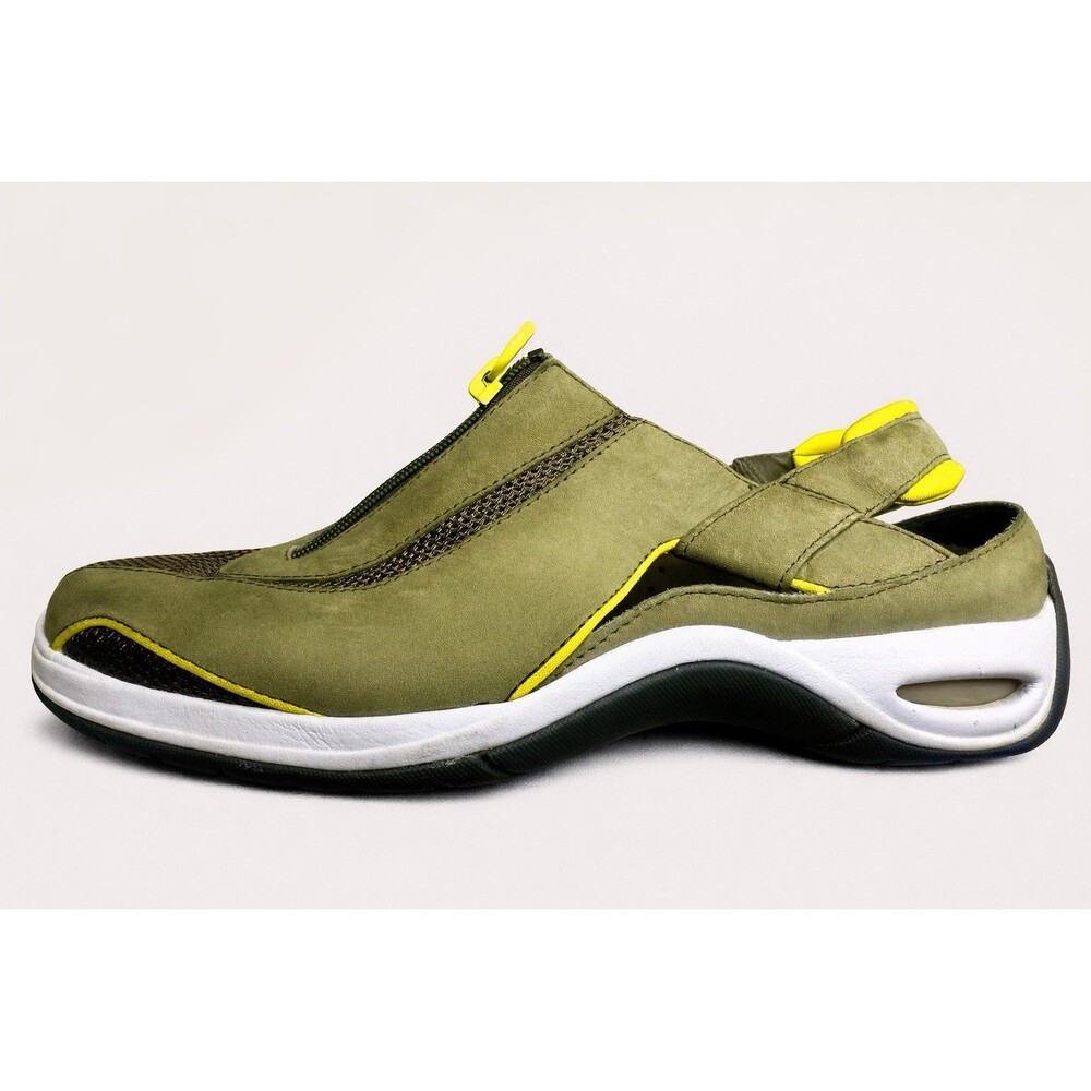 Cole Haan  Women’s Slip On Shoes Olive Green Zip Size 8